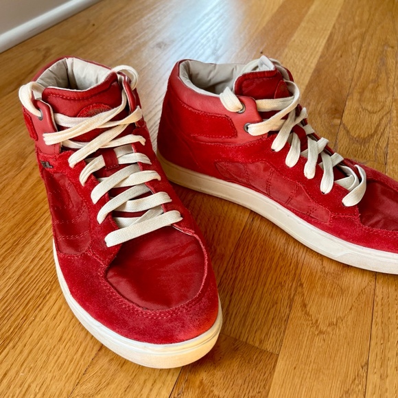 Vintage Mens Diesel Red Hightops - Picture 5 of 6